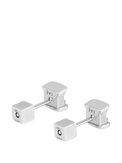 Ivi Mini Iris Ohrstecker In Silver
