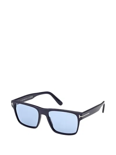 Tom Ford Rectangle-frame Sunglasses In Black
