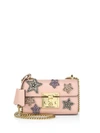 GUCCI Padlock Star-Embroidered Leather Chain Shoulder Bag