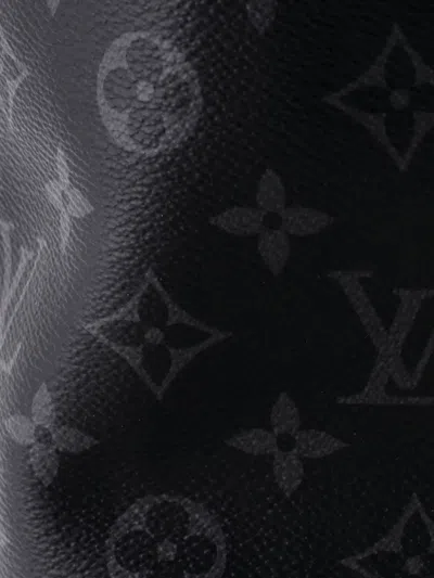 Pre-owned Louis Vuitton Steamer Monogram Eclipse Canvas Backpack In Black