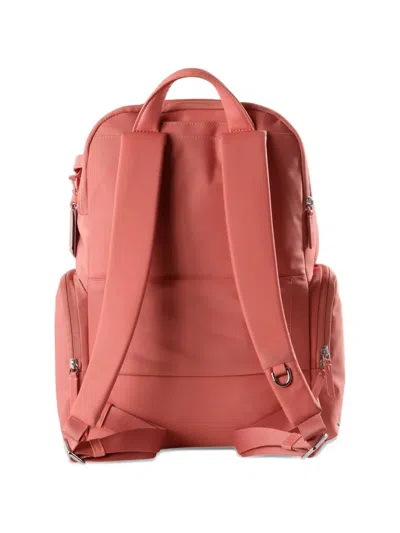 Tumi Celina Logo-plaque Multi-pocket Backpack In Pink