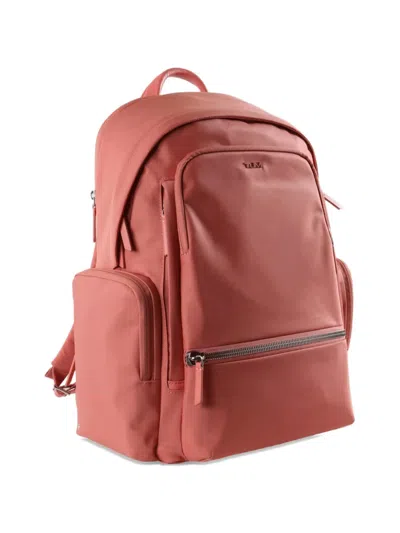 Tumi Celina Logo-plaque Multi-pocket Backpack In Pink