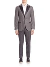 BRUNELLO CUCINELLI Wool-Silk Blend Suit