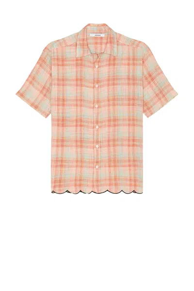 Edmmond Studios Crafty Shirt In Orange