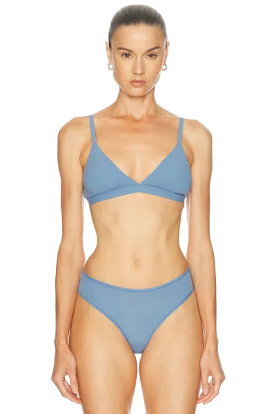 Skims Fits Everybody Triangle Bralette In Artic