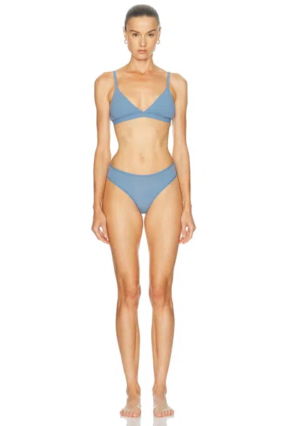 Skims Fits Everybody Triangle Bralette In Artic