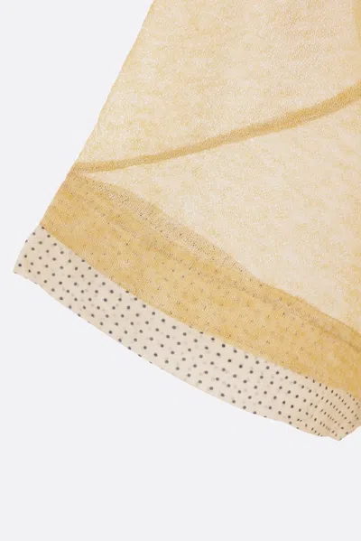 Undercover Layered-effect Semi-sheer T-shirt In Brown
