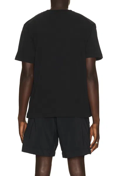 Whitespace Premium Graphic Tee In Black