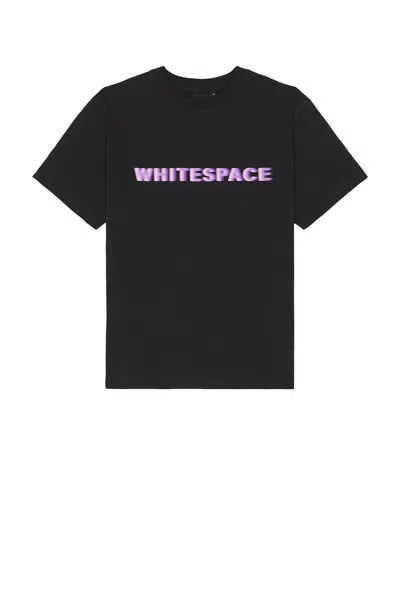 Whitespace Premium Graphic Tee In Black