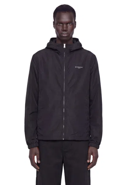 Givenchy Regular Fit Windbreaker In Brown