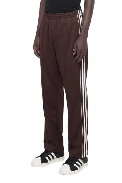 Adidas Originals Adidas X Wales Bonner Regular Fit Stripe Track Pants In Brown