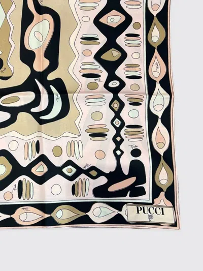 Pucci Printed Silk Scarf In Multi