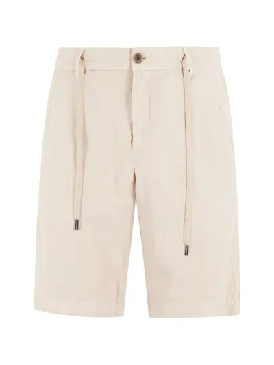 Myths Elasticated-waist Drawstring Shorts In Neutral