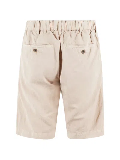 Myths Elasticated-waist Drawstring Shorts In Neutral