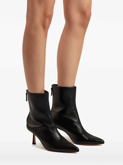 Studio Amelia Petra Leather Ankle Boots In Multi