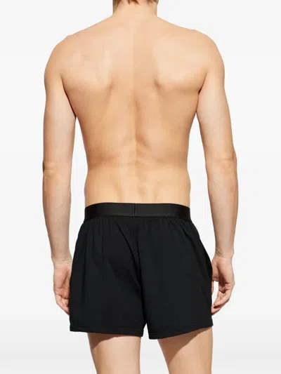 Dsquared2 Logo-waistband Boxers In Black