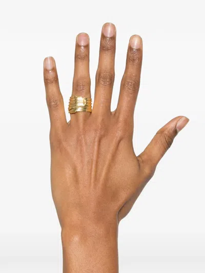Completedworks Wrap-design Ring In Gold