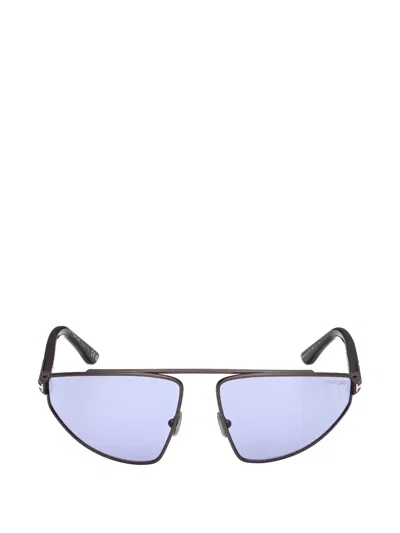 Tom Ford Geometric-frame Sunglasses In Pattern