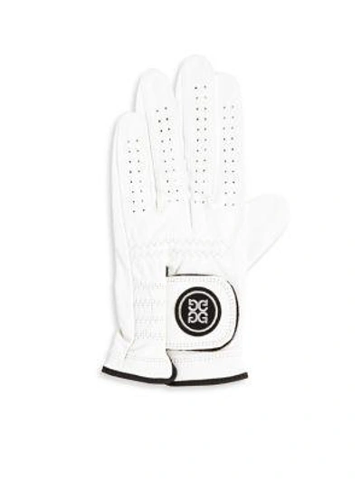 Shop G/fore Leather Glove - Left Hand In White