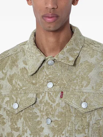 X LEVI'S 花卉图案牛仔夹克
