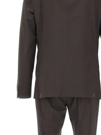 Corneliani Single-breasted Peak-lapel Suit In Black