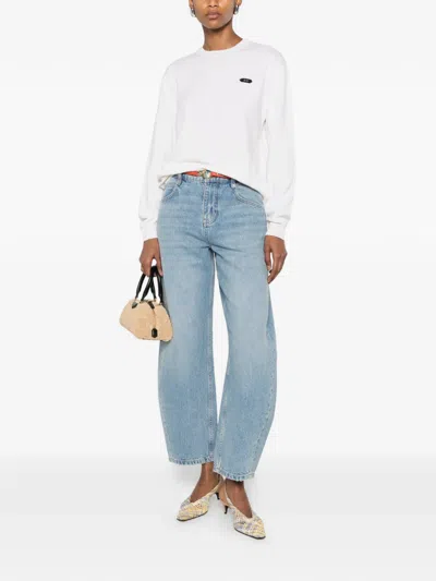 N°21 Logo-patch Sweater In Multi