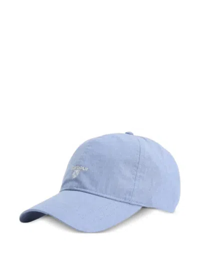 Barbour Nelson Chambray Cap In Blue