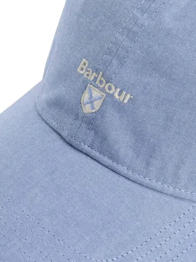 Barbour Nelson Chambray Cap In Blue