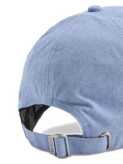 Barbour Nelson Chambray Cap In Blue