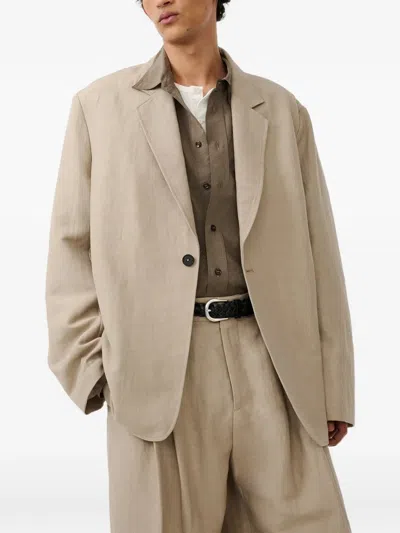 Studio Nicholson Denison Blazer In Brown