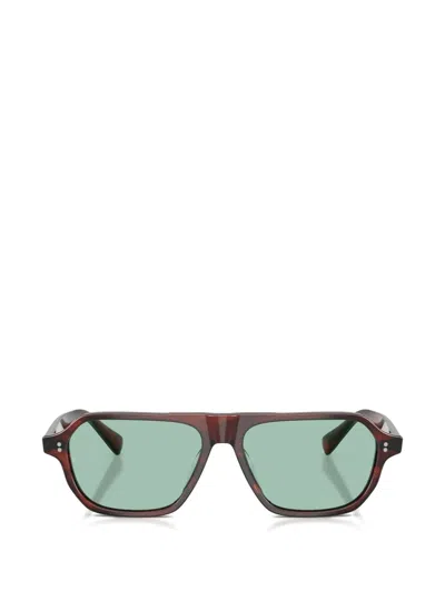 Oliver Peoples Remment Geometric-frame Sunglasses In Gray