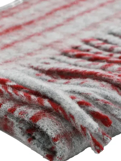 Marni Check-pattern Fringed Scarf In Multi