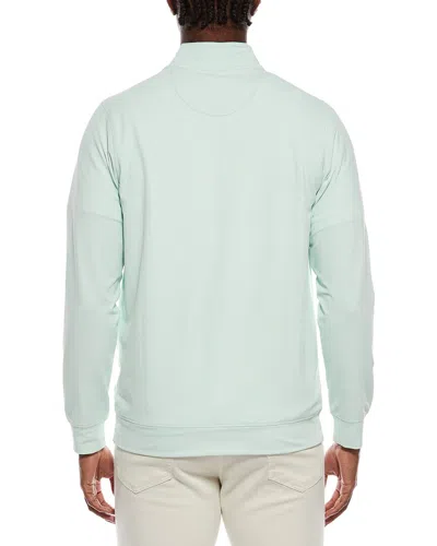 Tailorbyrd Micro Grid Textured Performance 1/4-zip Pullover In Gray