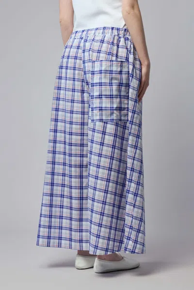 Sofie D'hoore Checked Wide-leg Trousers In Blue