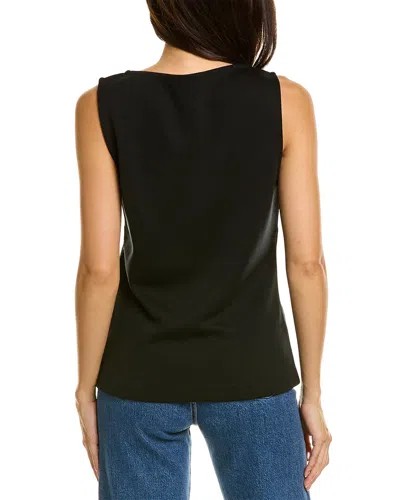 St John St. John Milano Wool-blend Shell In Black