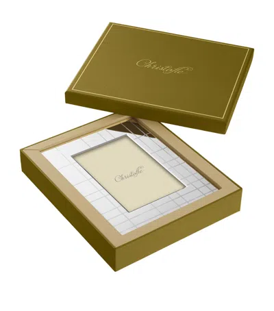 Christofle Graphik Photo Frame In Multi