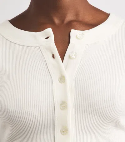 Citizen Of Humanity Citizens Of Humanity Varra Henley T-shirt In White