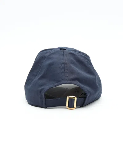 Celine Céline Initial Baseball Cap In Blue