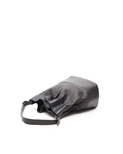 Celine Céline Drawstring Bucket Bag In Black