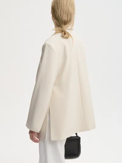 By Malene Birger Adele Single-breasted Blazer In White