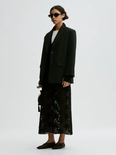 By Malene Birger Adele Einreihiger Blazer In Black