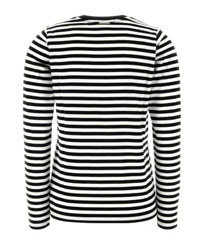 Michael Michael Kors Embroidered Stripe T-shirt In Pattern