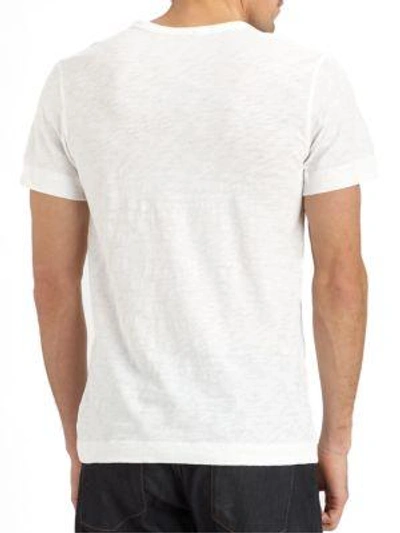 Shop Theory Gaskell Nebulous Cotton Crewneck Tee In White