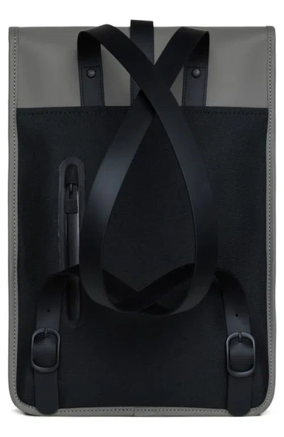 Rains Mini Waterproof Backpack In White