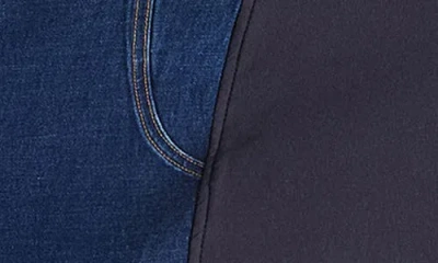 Mango Flared Maternity Jeans In Blue