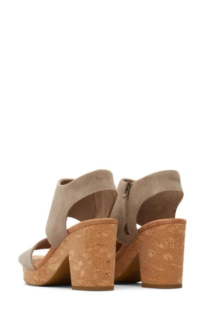 Toms Majorca Platform Sandal In Multi