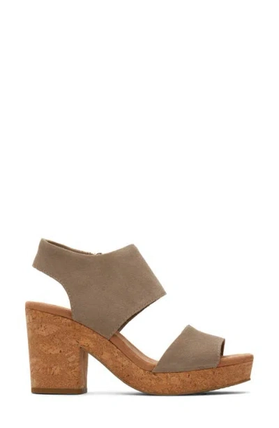 Toms Majorca Platform Sandal In Multi