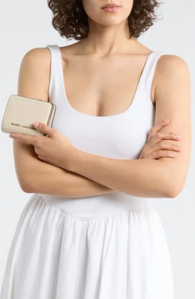 Marc Jacobs Mini Compact Wallet In Neutral