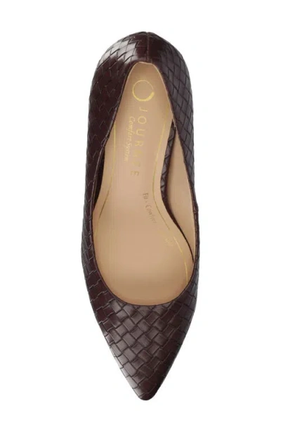 Journee Collection Wide Width Scylee Pump In Brown