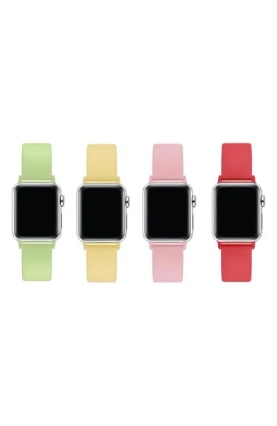Posh Tech 4-pack Silicone Watchbands In Multi